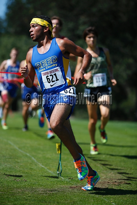 2014StanfordD2Boys-109.JPG - D2 boys race at the Stanford Invitational, September 27, Stanford Golf Course, Stanford, California.